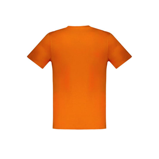 Harmont & Blaine Orangefarbenes T-Shirt aus Baumwolle