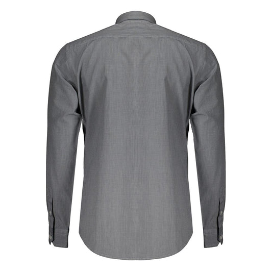 Harmont & Blaine Blaues Baumwollhemd