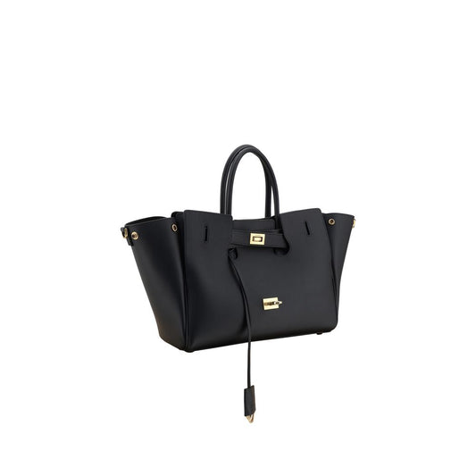 Balenciaga Schwarze Kalbshaut Bos Taurus Schultertasche