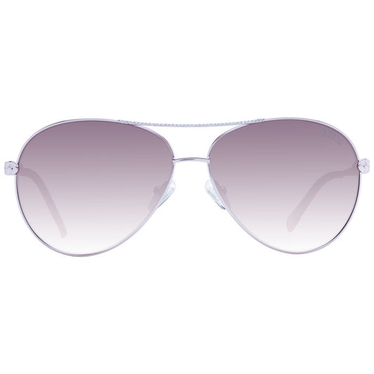 Guess Sonnenbrille in Roségold mit Metallrahmen
