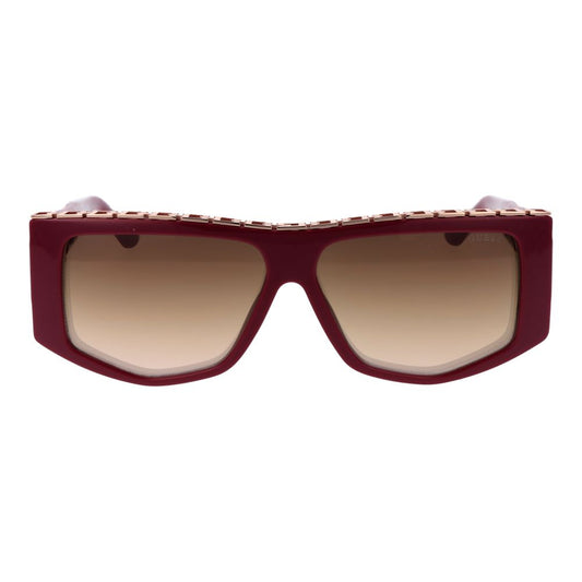 Guess Rote Sonnenbrille aus Edelstahl
