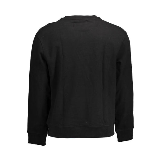 Calvin Klein Baumwoll-Sweatshirt in Schwarz