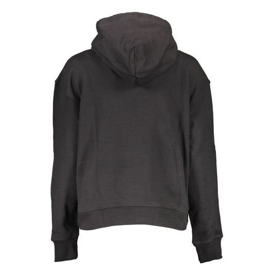 Calvin Klein Baumwoll-Sweatshirt in Schwarz