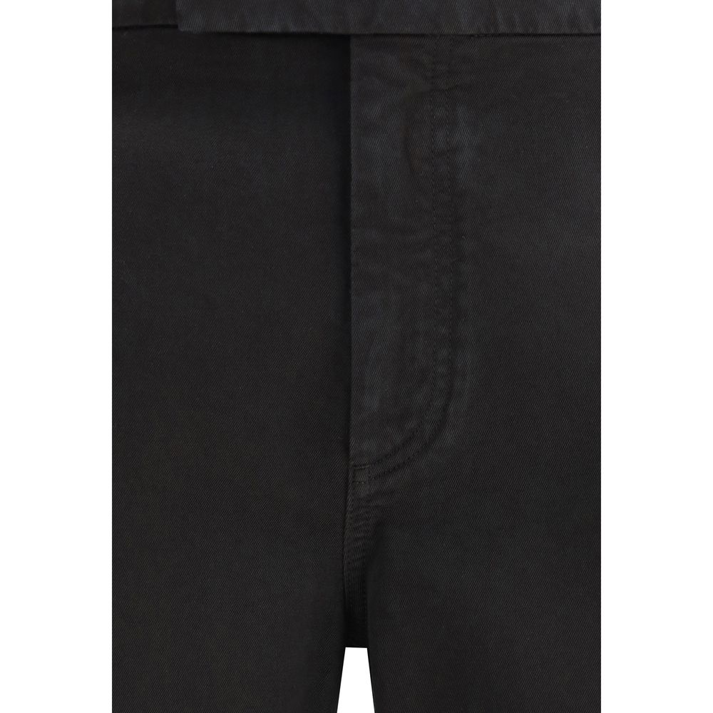 Thom Browne Schwarze Baumwoll-Hosen