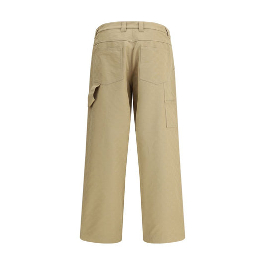 Gucci Beigefarbene Baumwoll-Chino