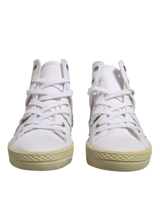 Maison Margiela Weiß Lace Up Mid Top Frauen Turnschuhe Schuhe