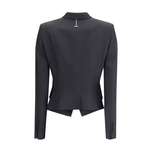 Alexander McQueen Schwarzer Wollblazer
