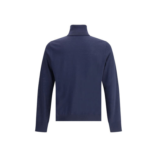 Dsquared² Blauer Rollkragenpullover aus Wolle