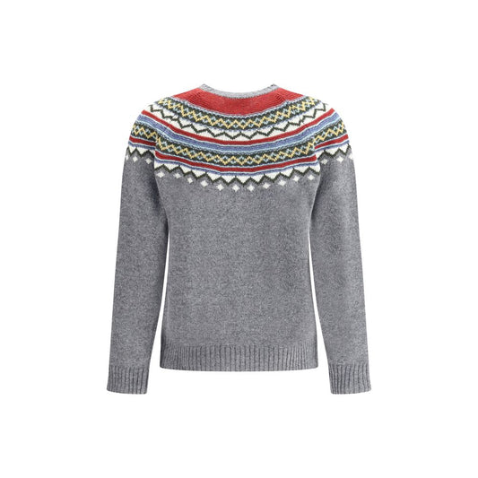 Dsquared² Graues Woll-Fleece-Sweatshirt