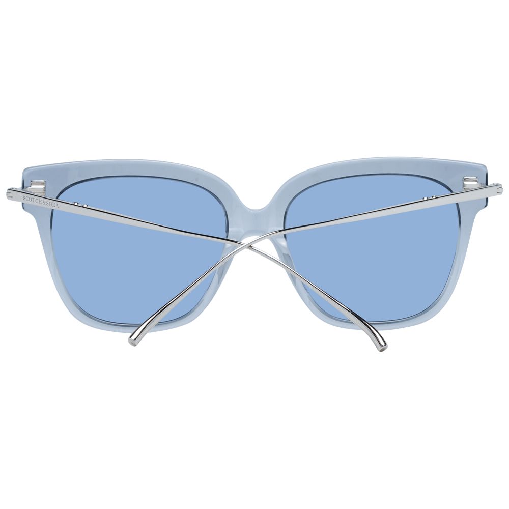 Scotch & Soda Blaue Sonnenbrille aus Acetat