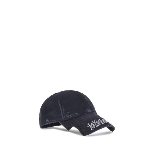 Balenciaga Schwarze Baumwoll-Kappe (Baseball-Cap)