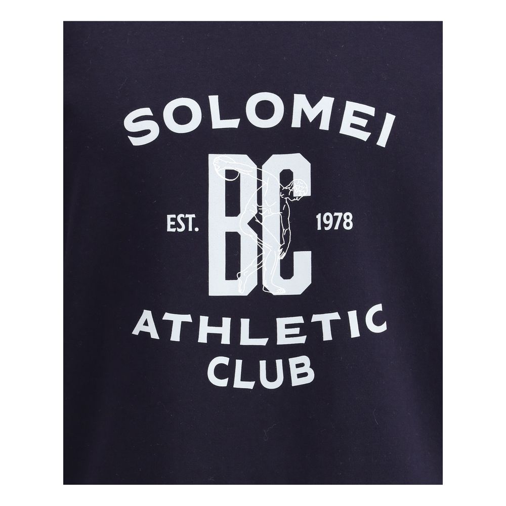 Brunello Cucinelli Blauer Baumwoll-Sweatshirt