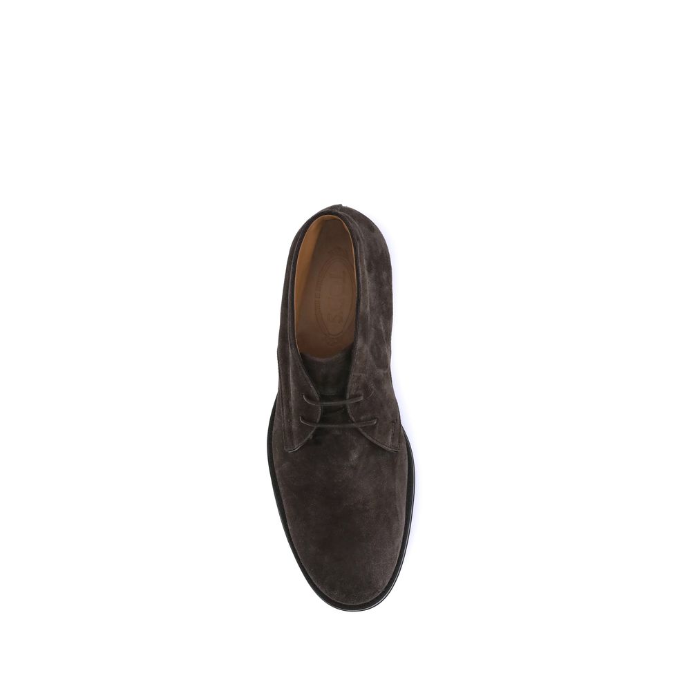 Tod's Braune Kalbshaut Bos Taurus Stiefeletten