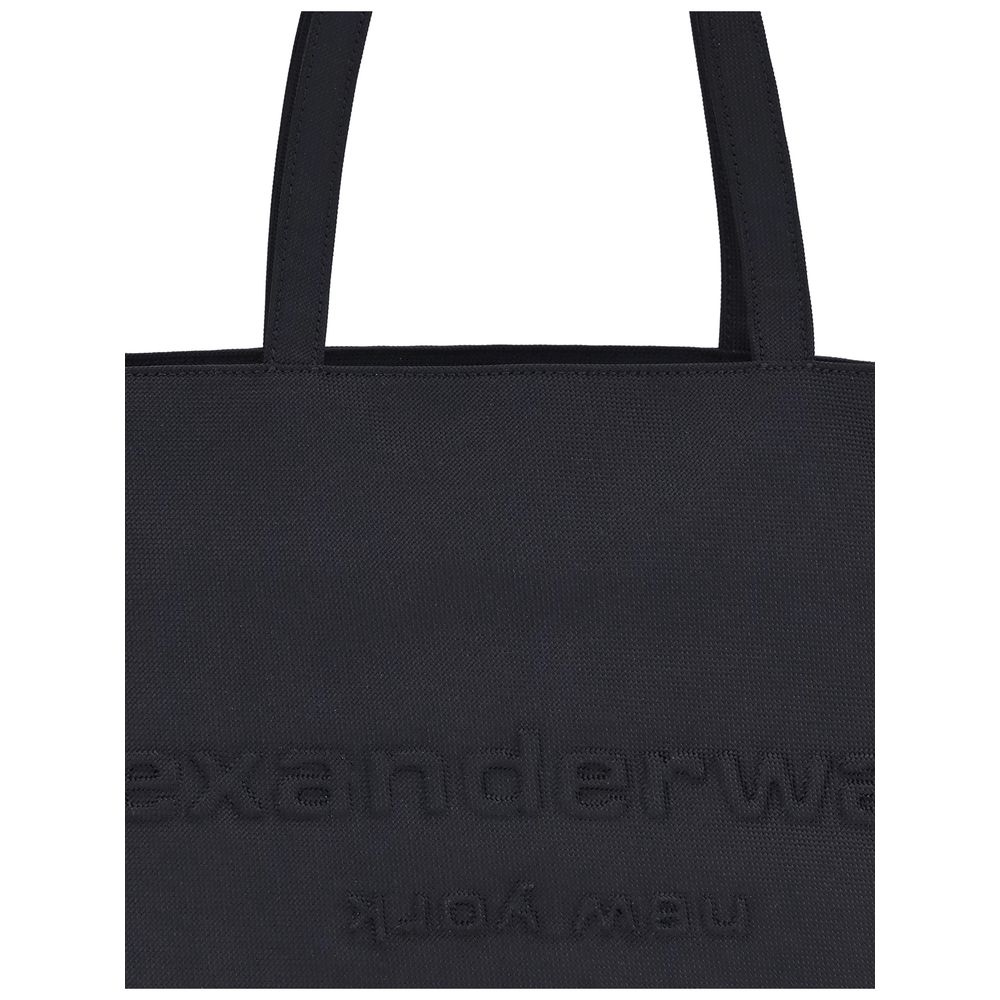 Alexander Wang Goldene Schultertasche aus Nylon