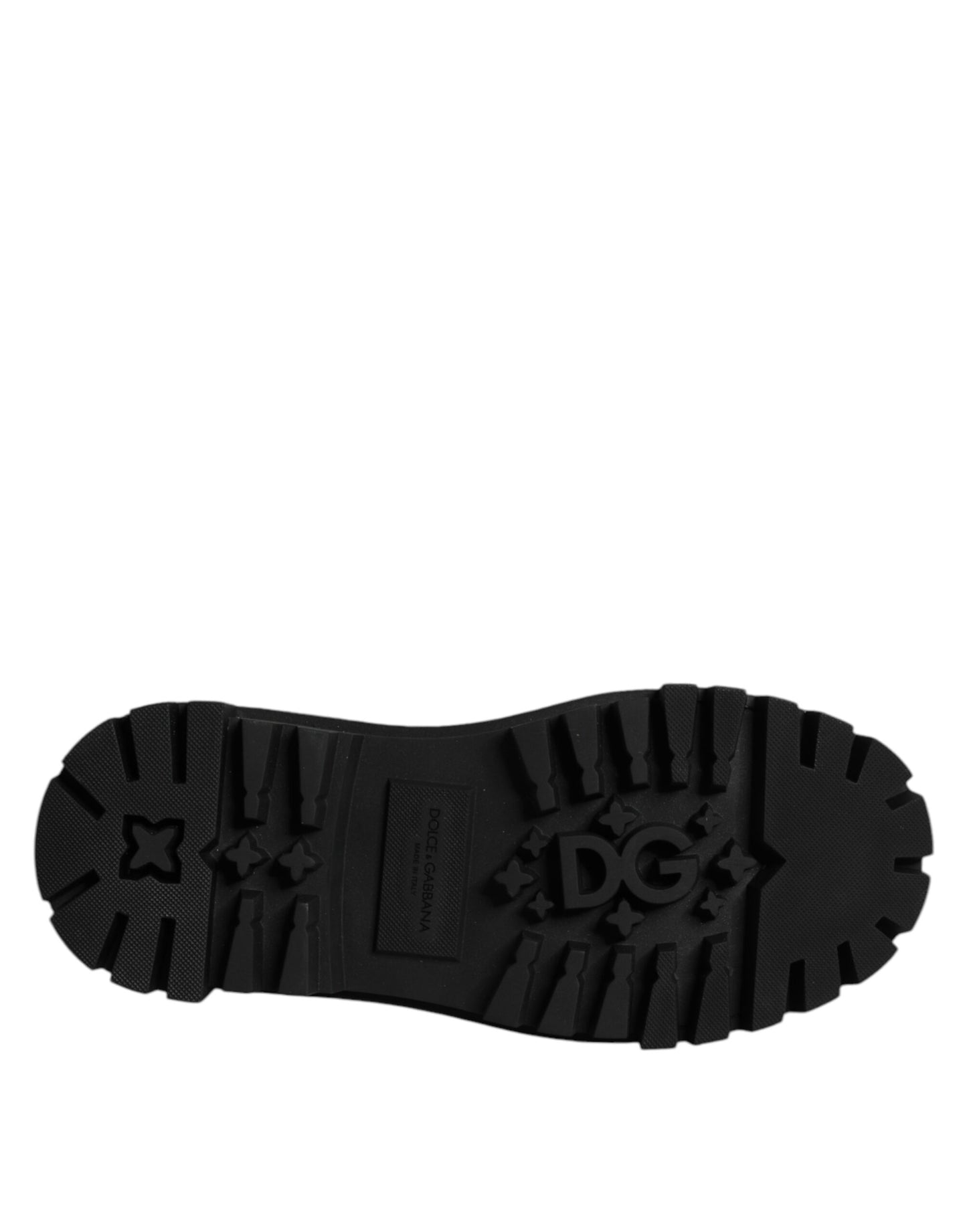 Dolce & Gabbana Rote Leder-Schnürschuhe für Trekking-Anzüge