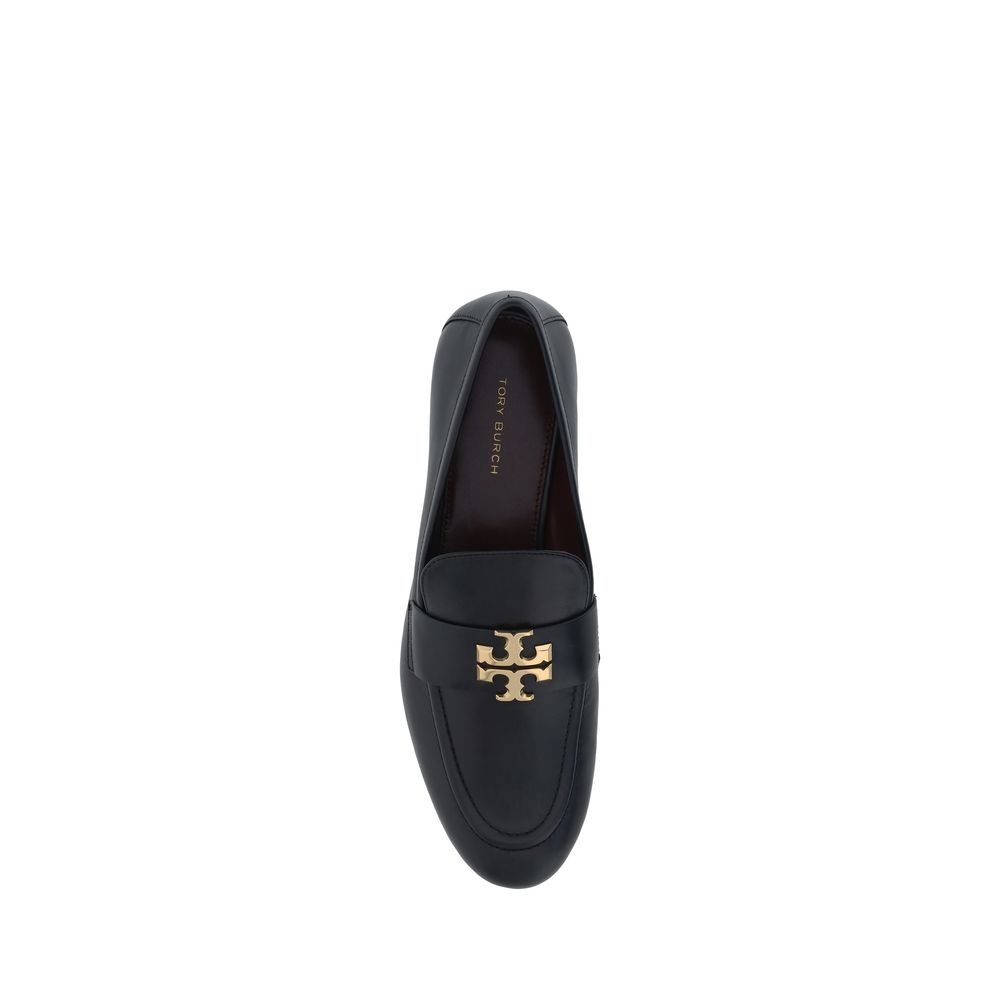 Tory Burch Schwarze Kalbsleder Bos Taurus Slip-On Loafer