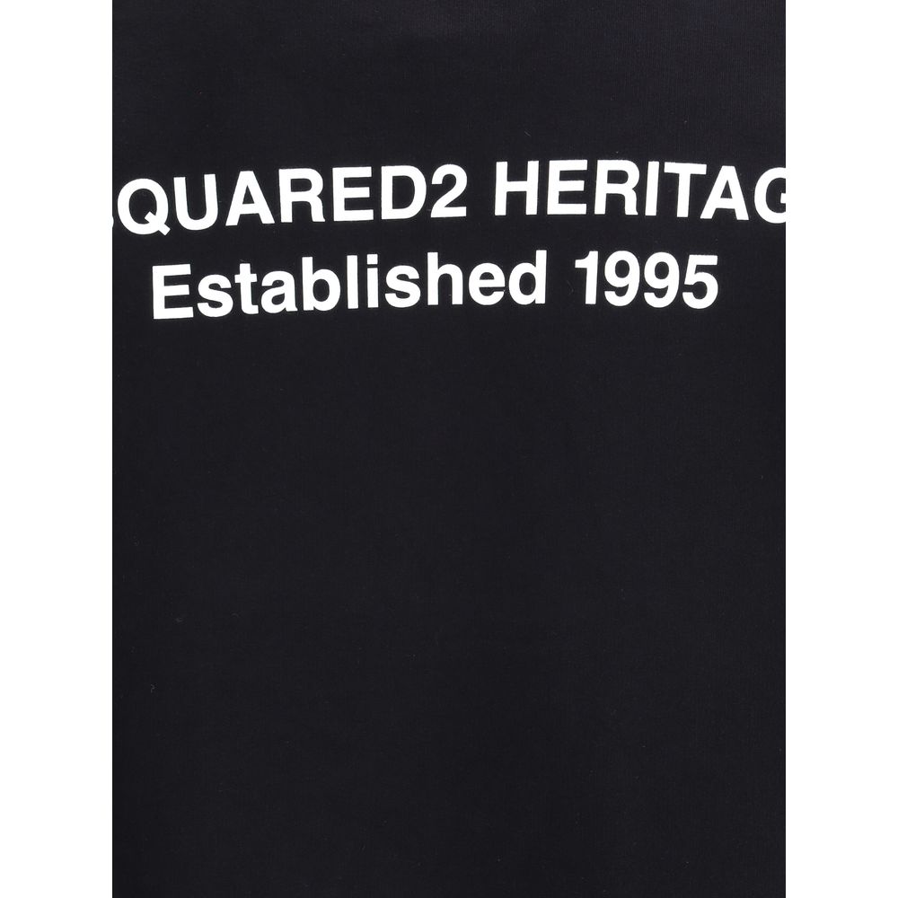 Dsquared² Schwarzer Baumwoll-Sweatshirt