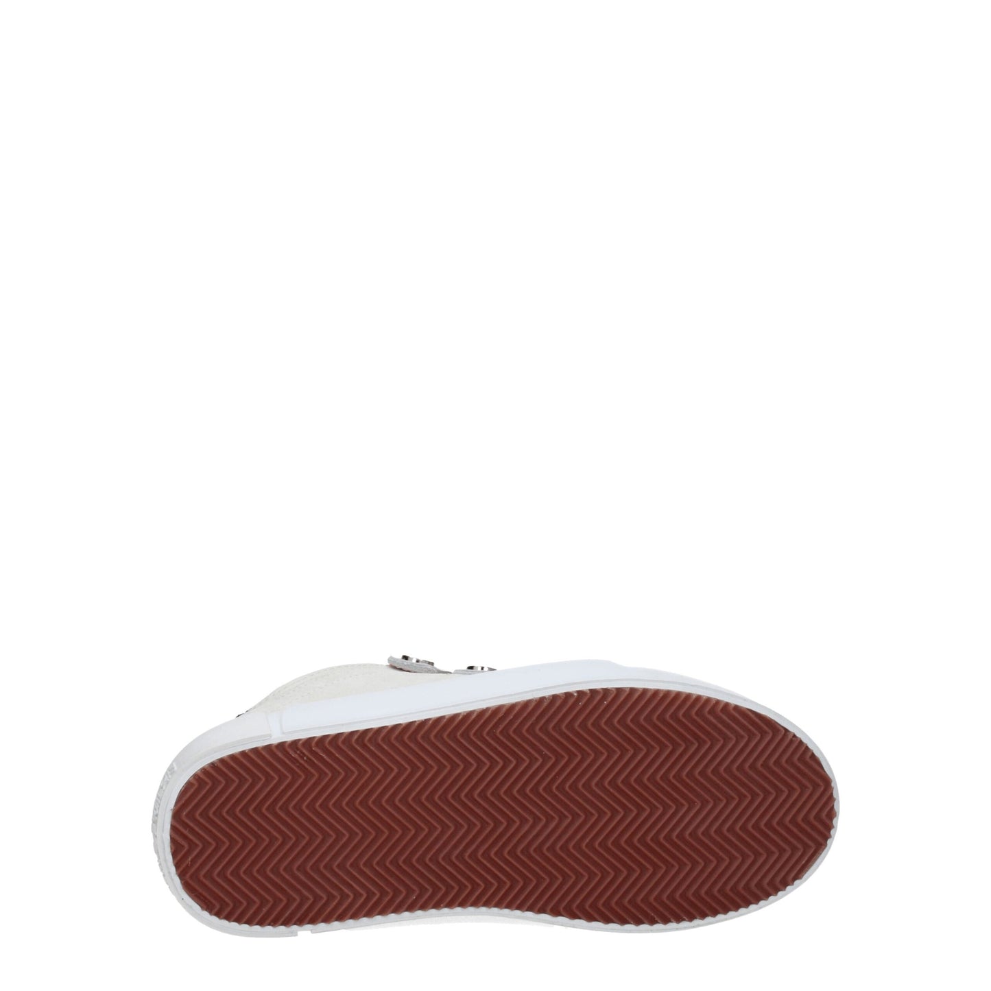 Marcelo Burlon Beigefarbene Leder-Sneaker mit niedrigem Schaft