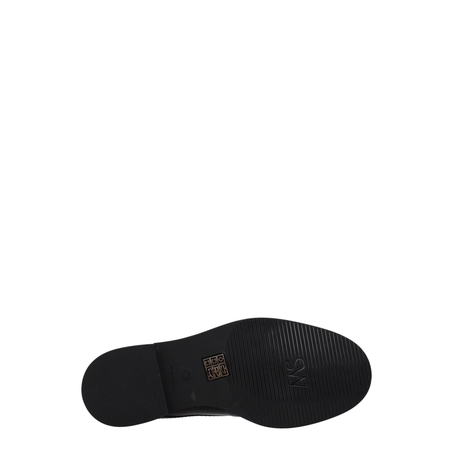 Stuart Weitzman Schwarze Leder Oxfords und Derbies