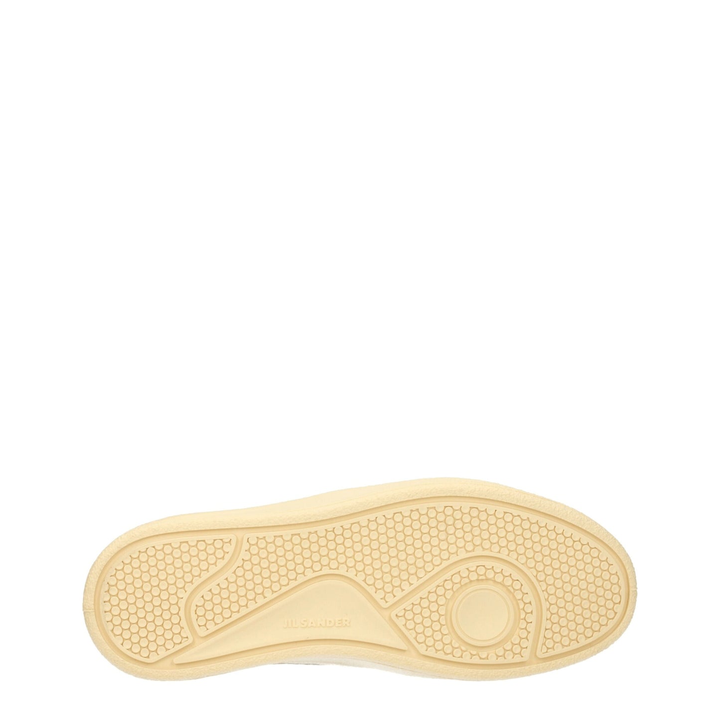 Jil Sander Weiße Sneakers aus Leder mit niedrigem Schaft