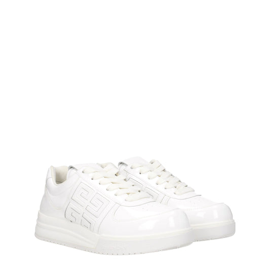 Givenchy Weiße Leder-Sneaker mit niedrigem Schaft