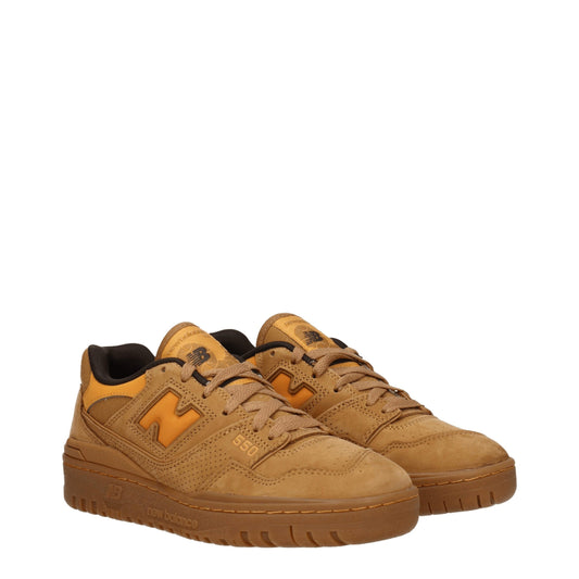 New Balance Braune Leder Turnschuhe