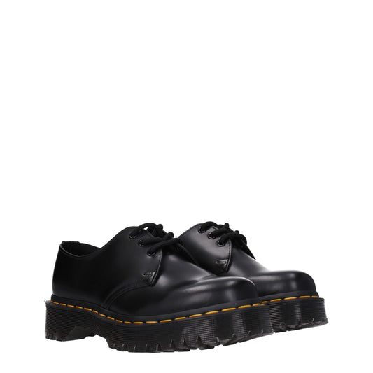 Dr. Martens Schwarze Leder Oxfords und Derbies