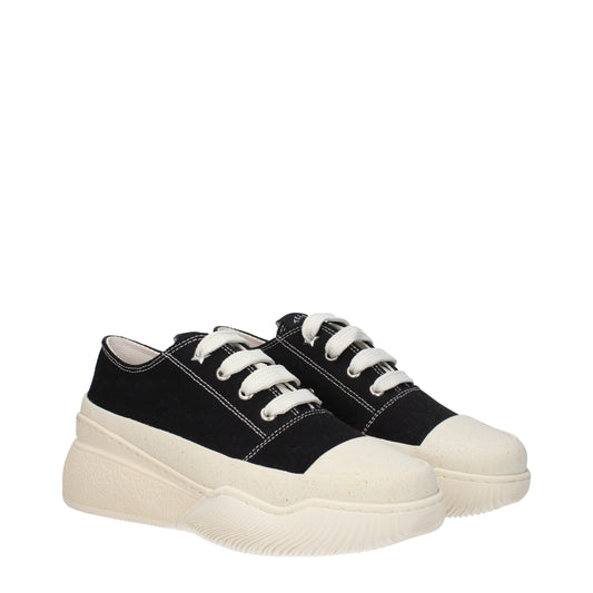 Stella McCartney Schwarzer Stoff Chunky Sneakers