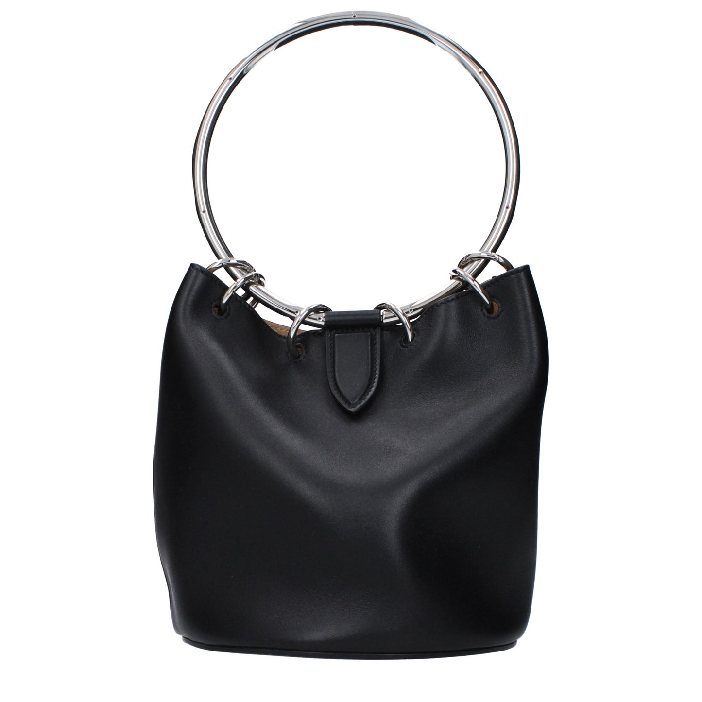 Alaïa Schwarze Lederhandtasche