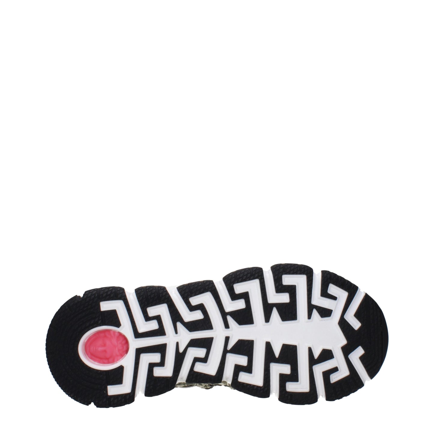 Versace Grüne Sneakers aus Stoff mit niedrigem Schaft