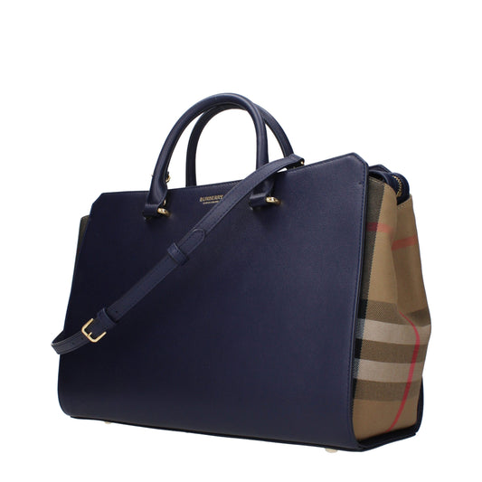 Burberry Handtasche aus Blauem Leder