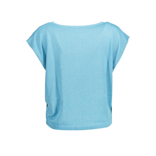 Kocca Blaues Polyester T-Shirt für Frauen
