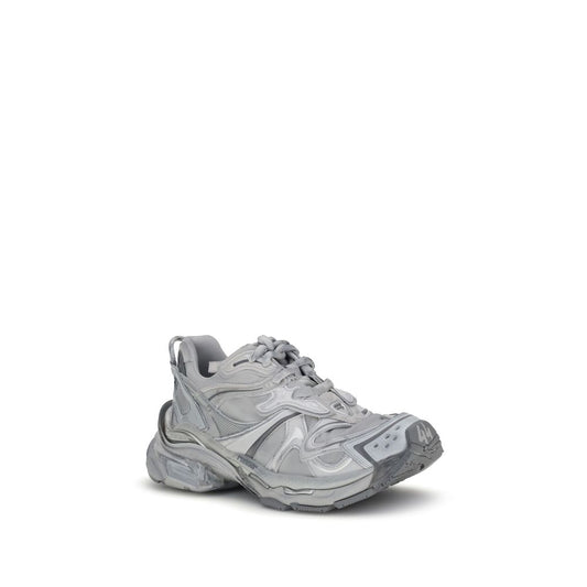 Balenciaga Graue Plateau-Sneaker aus Polyester