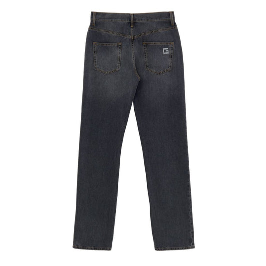 Gucci Graue Baumwolljeans mit Relaxed Fit