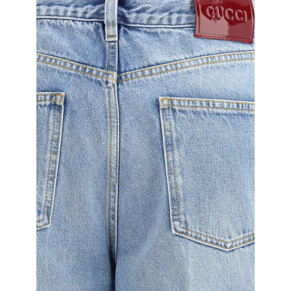 Gucci Hellblaue Baumwolljeans aus Denim