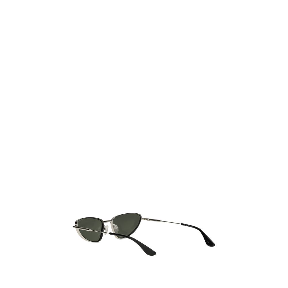 Alexander McQueen Silberne Metall-Sonnenbrille
