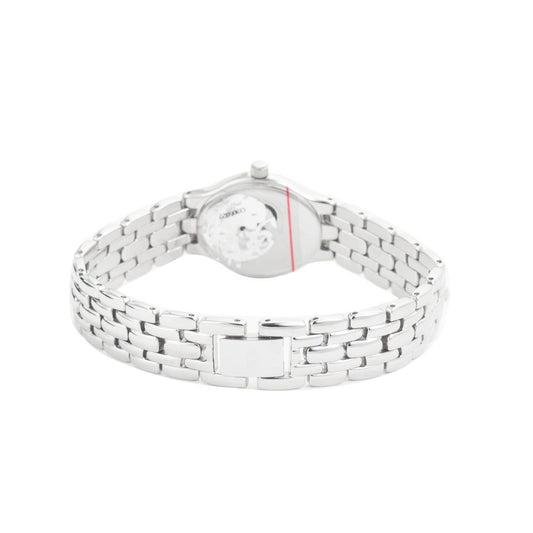 Time Force Silberne Edelstahl-Armbanduhr