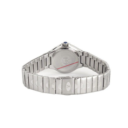 Time Force Silberne Edelstahl-Armbanduhr