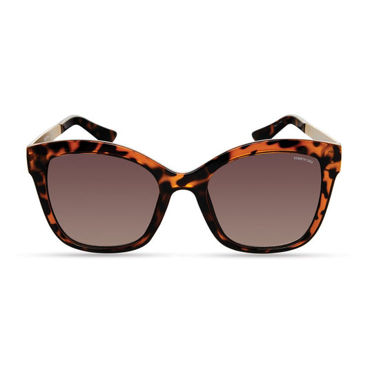 Kenneth Cole Braun gespritzte Sonnenbrille