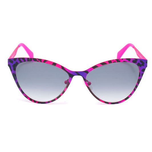Italia Independent Lila Metall-Sonnenbrille