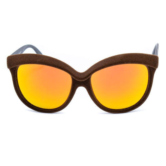 Italia Independent Braune Acetat-Sonnenbrille