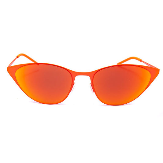 Italia Independent Orangefarbene Metall-Sonnenbrille