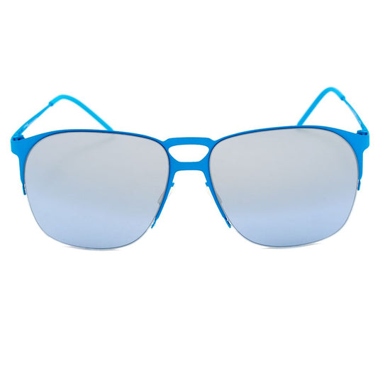 Italia Independent Blaue Metall-Sonnenbrille