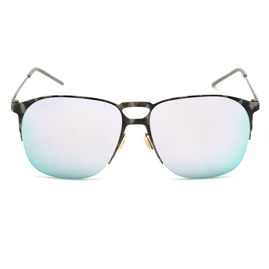 Italia Independent Graue Metall-Sonnenbrille