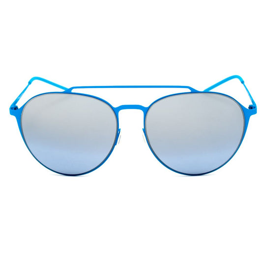 Italia Independent Blaue Metall-Sonnenbrille