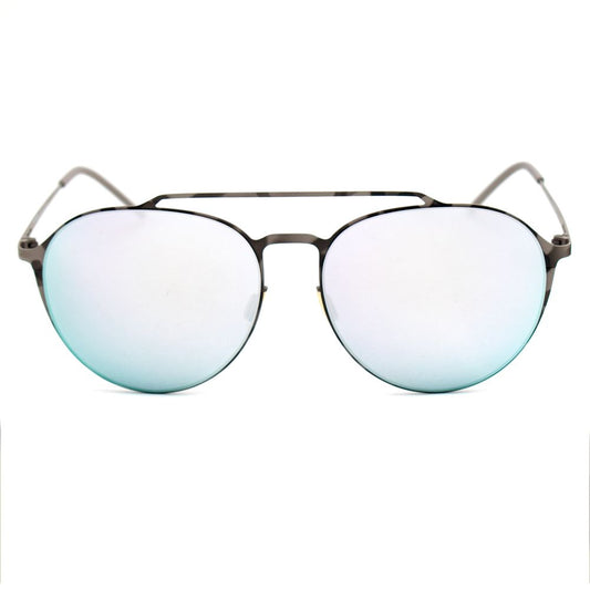 Italia Independent Graue Metall-Sonnenbrille