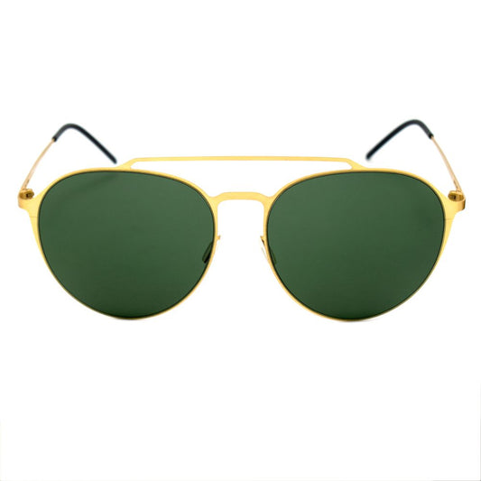 Italia Independent Goldene Metall-Sonnenbrille