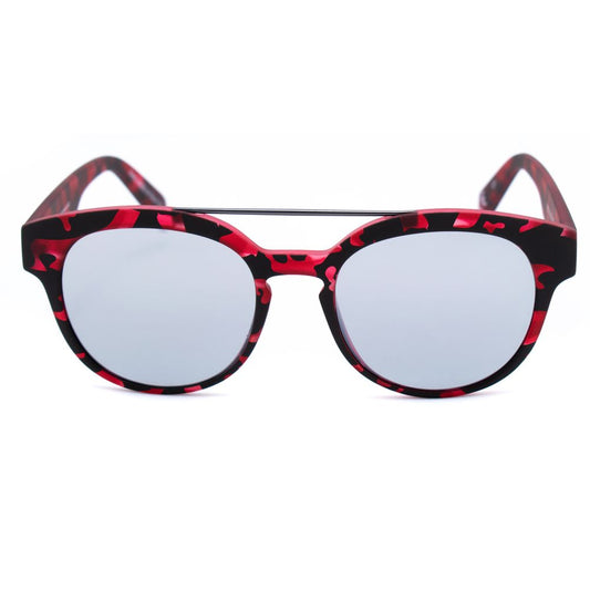 Italia Independent Rote Acetat-Sonnenbrille