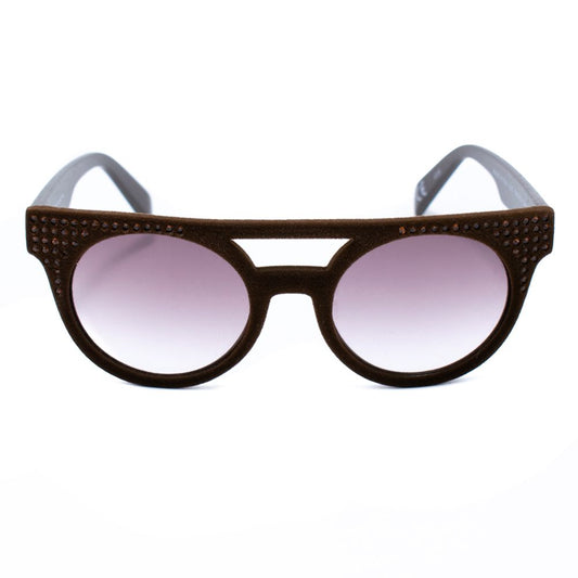 Italia Independent Braune Acetat-Sonnenbrille