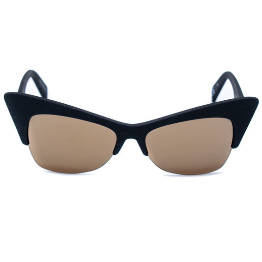 Italia Independent Schwarze Acetat-Sonnenbrille